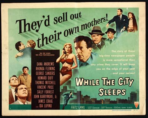 While The City Sleeps 1956 When Vincent Price Turned Press Tycoon