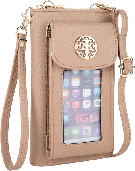 Heaye Crossbody Cell Phone Purse For Women Wristlet Wallet With Card