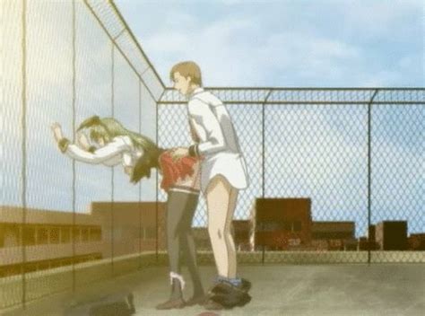 Ito Mika Bible Black Bible Black Only Animated Animated  00s 1girl Against Fence Ass