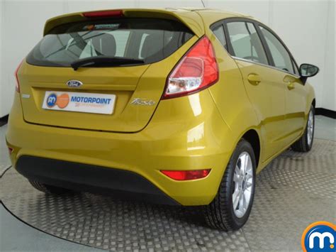 Used Or Nearly New Ford Fiesta 10 Ecoboost Zetec 5dr Yellow For Sale