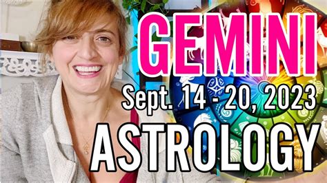 ♊️ Gemini Week Ahead Astrology ♊️ September 14 20 2023 Gemini