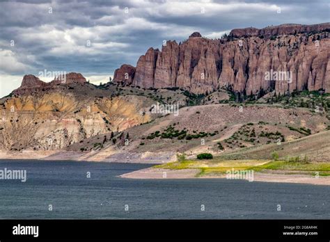 The Blue Mesa Reservoir In Gunnison County Colorado Stock Photo Alamy