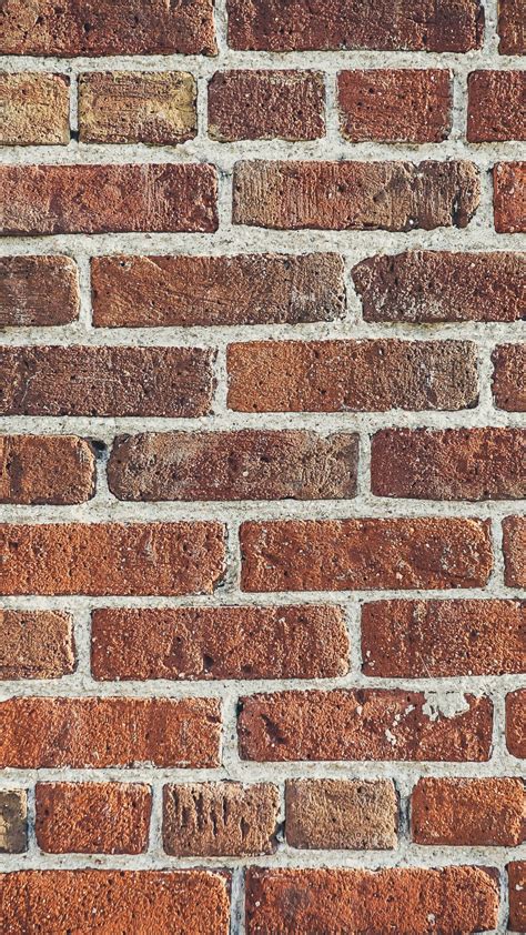 Download Wallpaper 1080x1920 Texture Brick Wall Brown 1080p