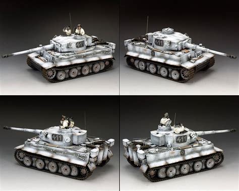 Pzkpfw Vi Tiger 1 German Tank In Winter Paint Scheme Limited