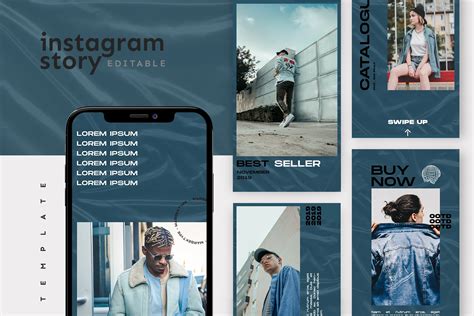 Instagram Story Template Creative Photoshop Templates Creative Market