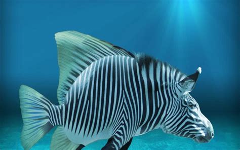 What A Zebra Fish This One Must Really Be At The Very Bottom Of