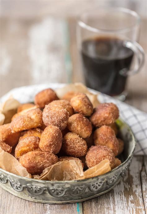 It only takes 10 minutes to make the dough, and another 10 minutes to bake in the oven. Crispy Cinnamon Sugar Biscuit Bites - The Cookie Rookie