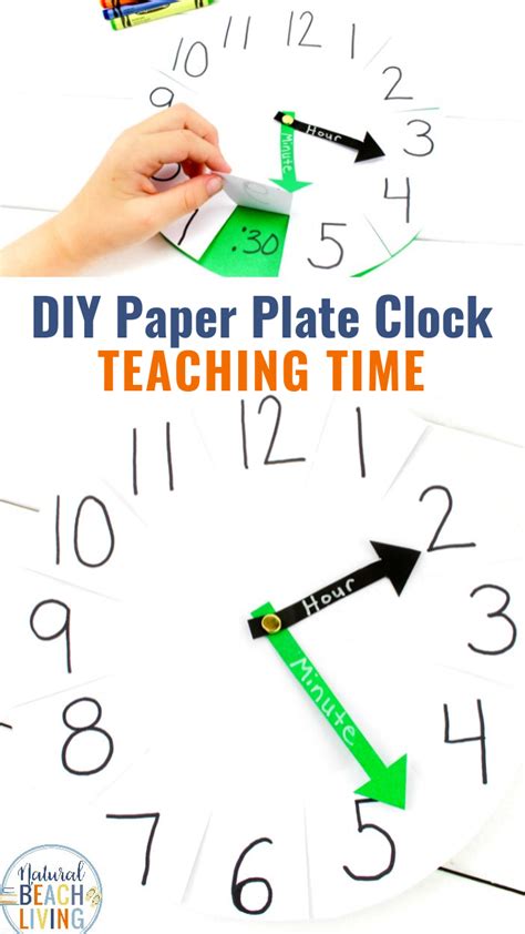 How To Teach Telling Time Diy Paper Clock Activity Use This Learning