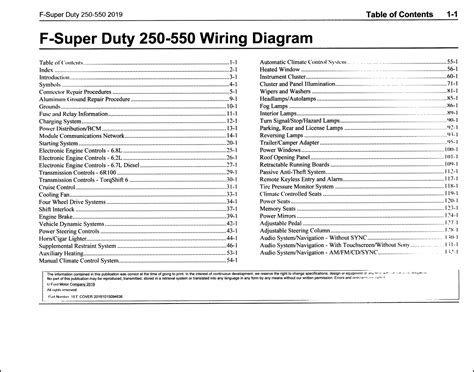 2019 Ford F250 F550 Super Duty Pickup Truck Wiring Diagram Manual Original