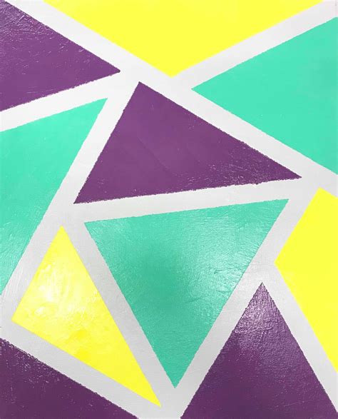 43 Easy Abstract Painting Geometric Shapes