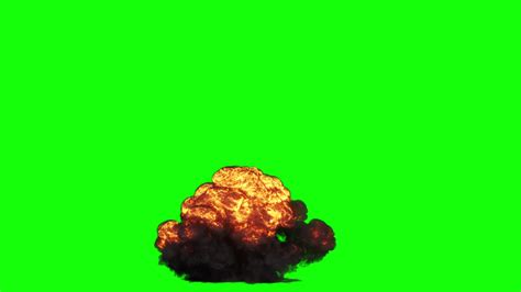 Bomb Explosion On Green Screen Slow Motion 14196886 Stock Video At