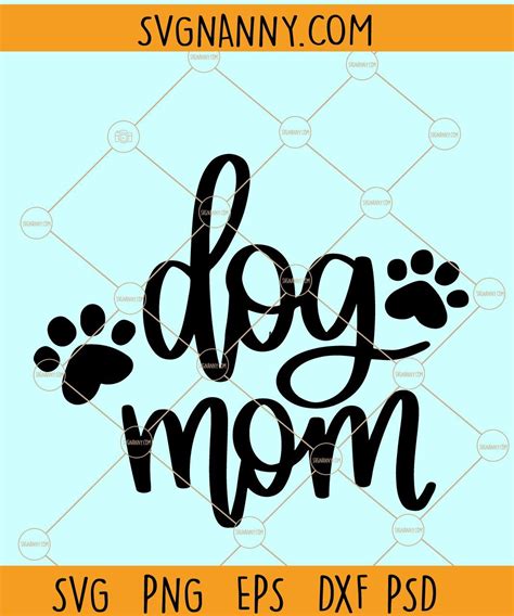 Dog Mom Svg Free Dog Mama Svg Free Dog Svg Free Pawsitive Svg Free