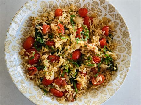 Tomato And Spinach Pilaf Tilda Professionals