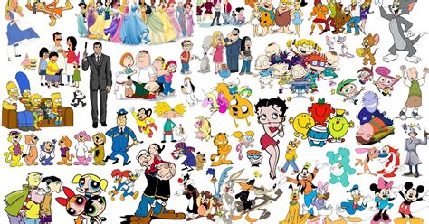Six Fanarts 11 Cartoon Characters By Bumpadump2002 On Deviantart