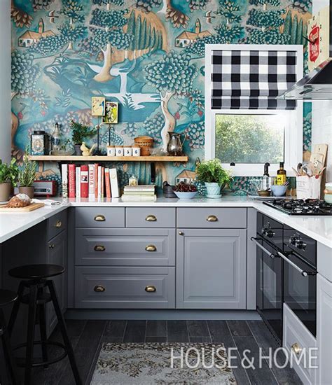 Fairytale Like Zoffany Wallpaper Steals The Show In This Ikea Kitchen