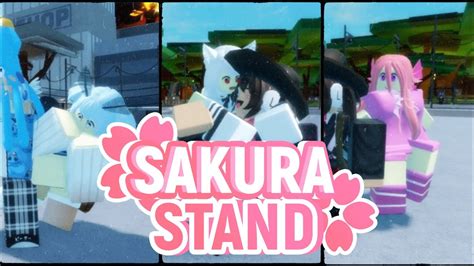 Getting All Female Stand Sakura Stand Roblox Youtube