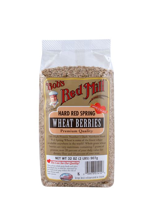 Bobs Red Mill Hard Red Spring Wheat Berries 32 Oz