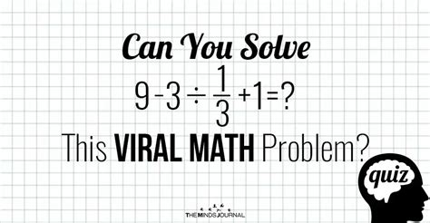 Most People Cannot Solve This Basic Viral Math Problem