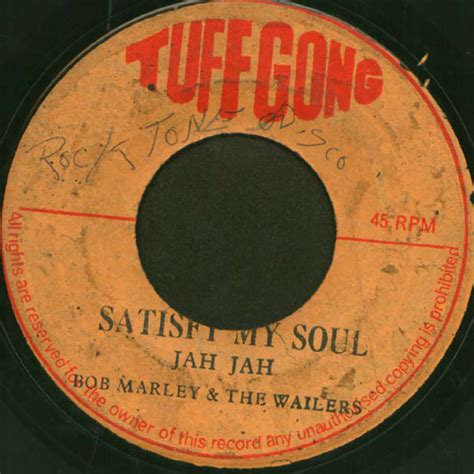 Bob Marley And The Wailers Satisfy My Soul Jah Jah Discogs