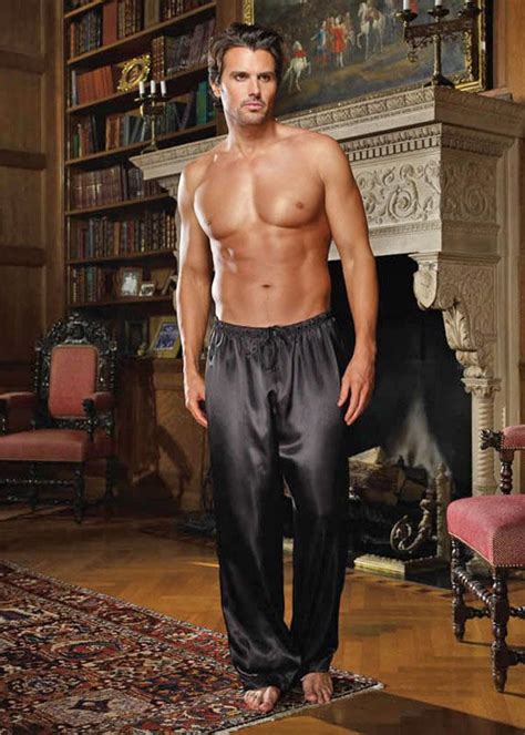 Black Charmeuse Pajama Pants For Men Mens Pajama Pants Mens Pajamas
