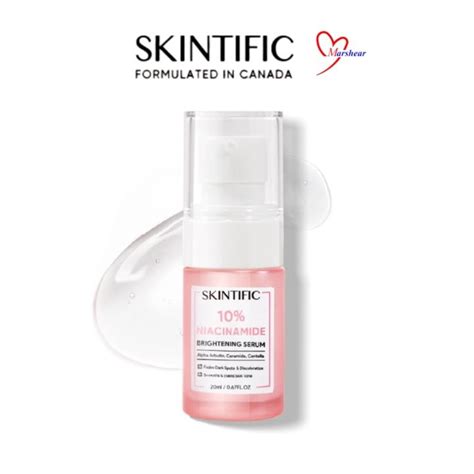 New Skintific 10 Niacinamide Brightening Serum Whitening Glowing Skin