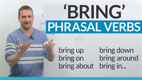 Learn English Phrasal Verbs With Bring Bring On Bring About Bring
