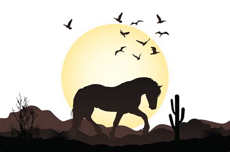 Mustang Pony Wild horse Illustration - Mustang vector illustration ...