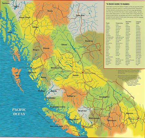 Bc First Nations Traditional Territory Map Bc Artifacts Mobile Museum Tours