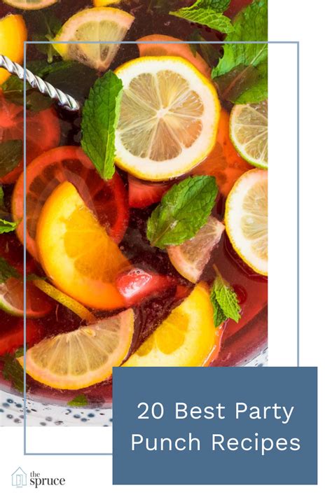 25 Fantastic Party Punches For Every Occasion Party Punch Recipes