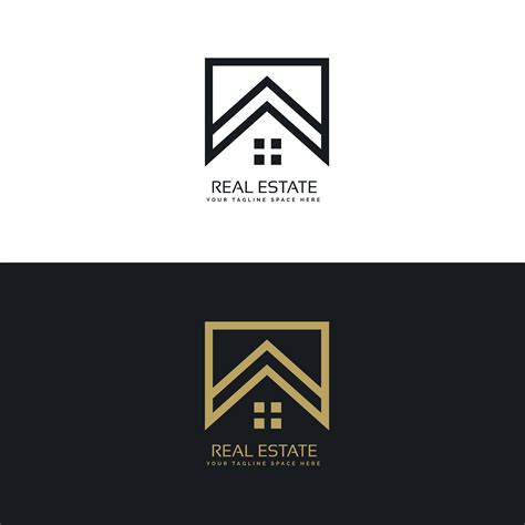 House Logo Design In Creative Line Style Download Free Vector Art