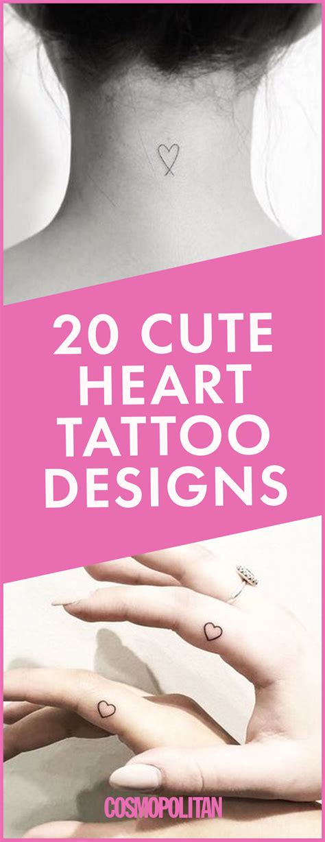 30 Heart Tattoos That Are Cute But Not Too Cute You Feel Tiny