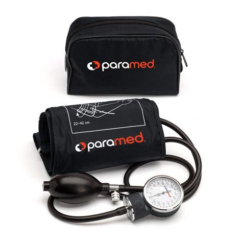 Buy Paramed Aneroid Sphygmomanometer Manual Blood Pressure Cuff With