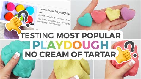 Here are 17 of them The BEST Playdough Recipe without Cream of Tartar