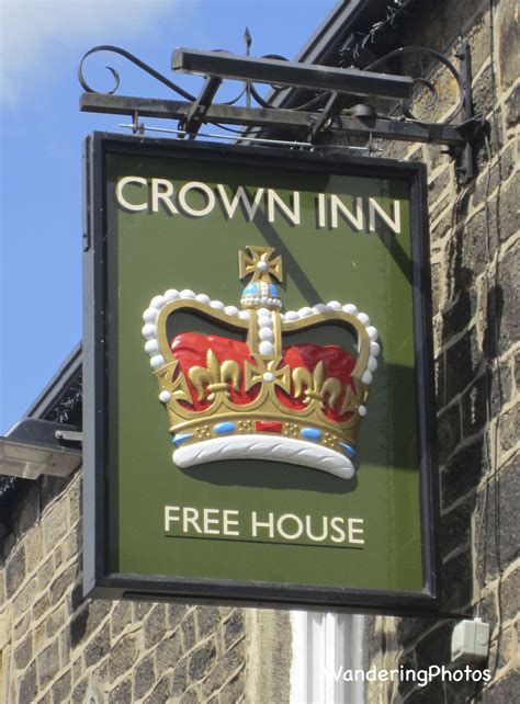 Pub Sign For The Crown Inn Addingham Pub Signs Pub Shop Signs