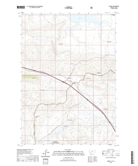 Monida Montana US Topo Map – MyTopo Map Store