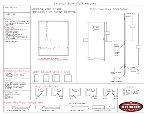 How to Measure an Exterior Door - Great Northern Door