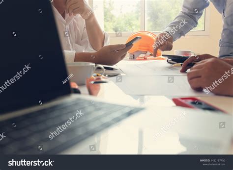 Engineer Architect Concept Engineer Architects Office Stock Photo