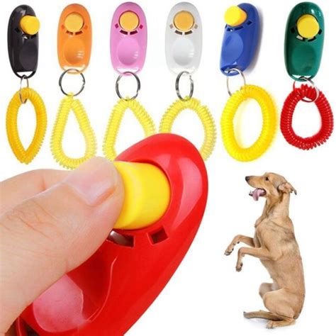 New Dog Training Clicker Click Button Trainer Pet Cat Puppy Obedience