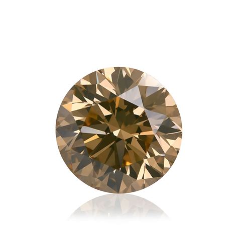 402 Carat Fancy Brown Yellow Diamond Round Shape Vs2 Clarity Gia