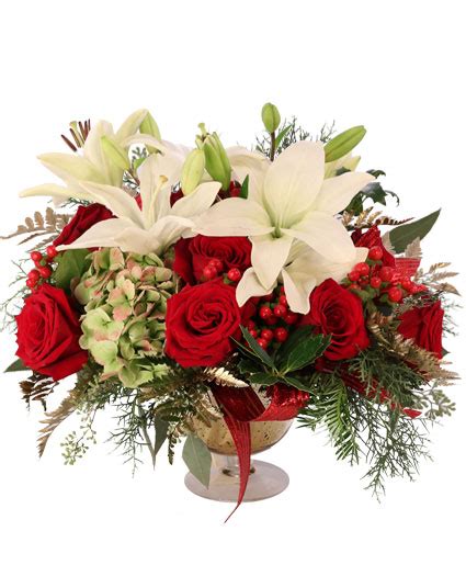 Lavish Lilies And Roses Floral Arrangement In Plainfield Il Village