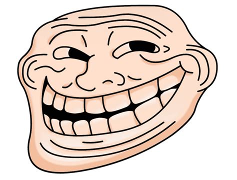Filled Troll Face Png