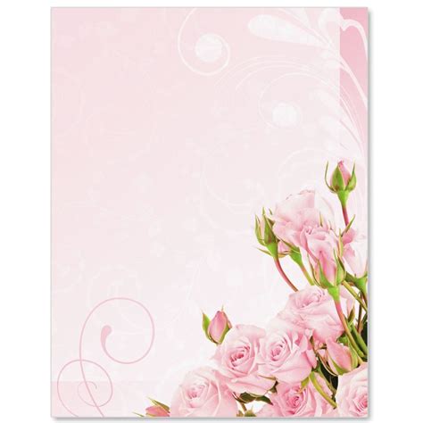 Pink Elegance Border Papers Paperdirect Borders For Paper Pastel