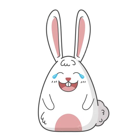 Laugh Cry Vector Hd Images Cute Bunny Funny Laughing And Crying Funny