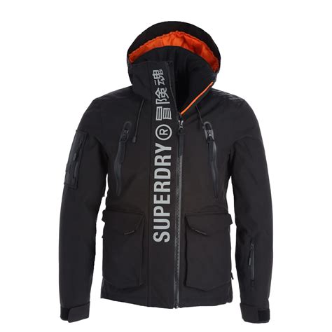 Superdry Ultimate Mountain Rescue Jkt Ski Jacket Men Black
