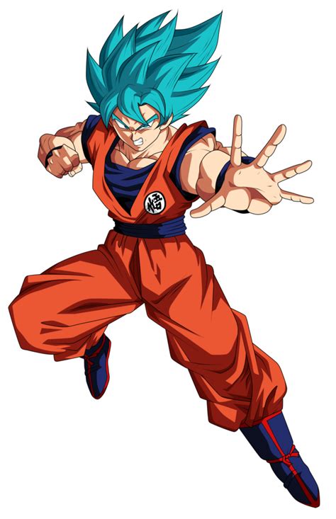 #anime #goku #dbz #dragon ball z #super saiyan. Super Saiyan Blue Goku (Dragon Ball FighterZ)