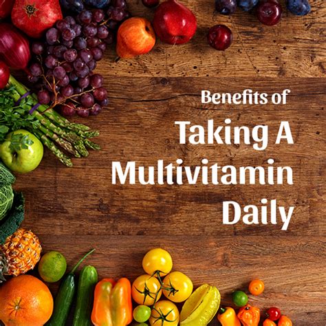 Benefits of Multivitamin Supplements for Healthy Living ...