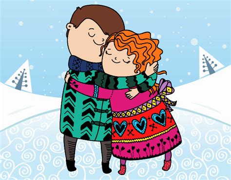 Amor cartoon romance abraço, casal de desenhos animados, mulher e homem abraçando ilustração, personagem de desenho animado, criança, mão png. Desenho de Abraço pintado e colorido por Imshampoo o dia ...