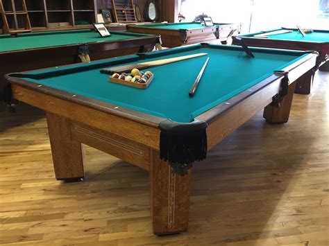 The Chateau Antique Brunswick Pool Table Cowboy Billiards