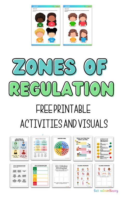 Pages Of Free Zones Of Regulation Activities Free To Use Emotions