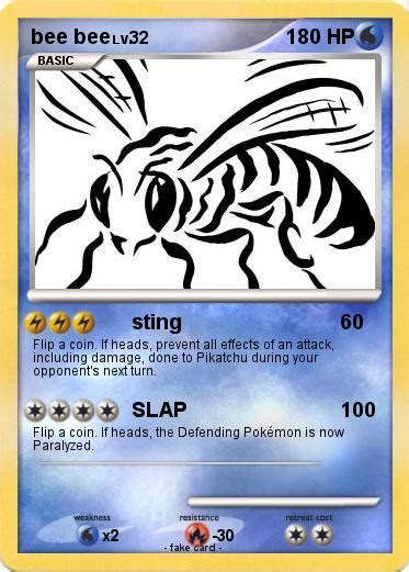 Pokémon Bee Bee 2 2 Sting My Pokemon Card